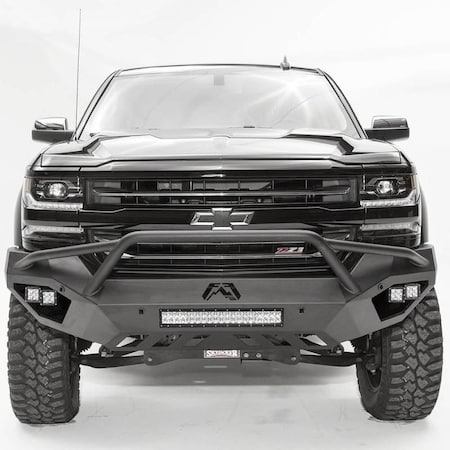 Fab Fours 16-18 SILVERADO 1500 VENGEANCE FRONT SENSOR BUMPER W/ PRE-RUNNER GUARD CS16-D3852-1